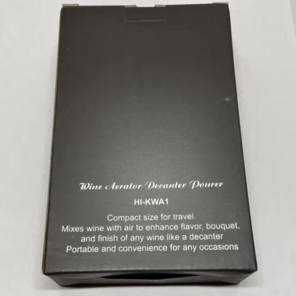 Wine Aerator Decanter Pourer Home Image HI-KWA1 Compact Portable Travel Size NIB - Picture 4 of 12